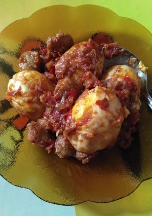 Foto resep Telur bakso balado