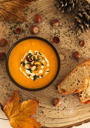 Une photo de Velouté de Potimarron