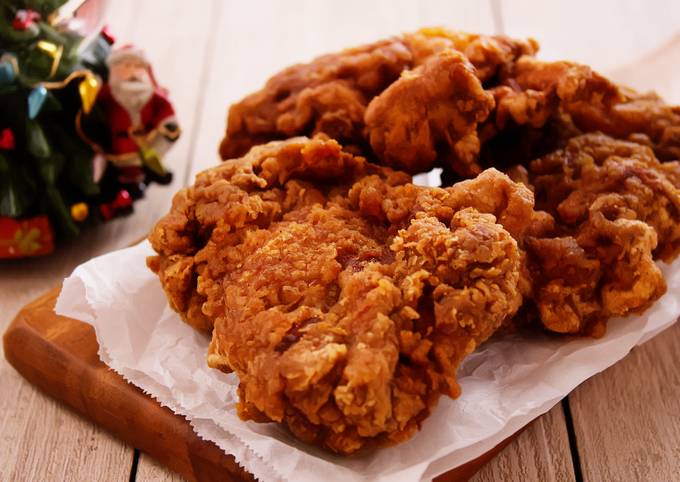 Recipe of Ultimate Crispy Best Fried Chicken Recipe | Japan