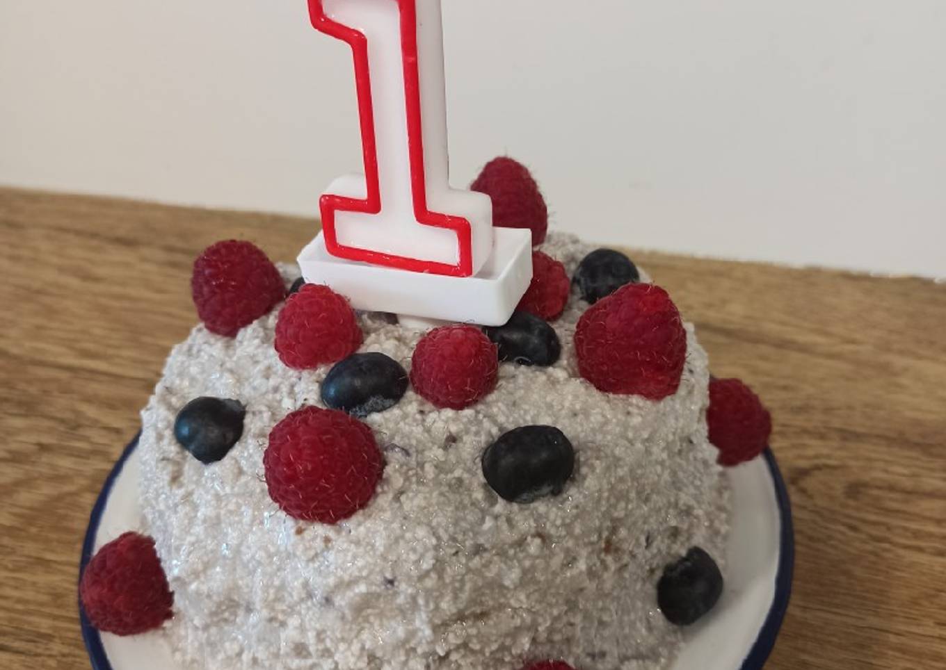 Smash cake, primera tarta de cumpleaños (BLW)