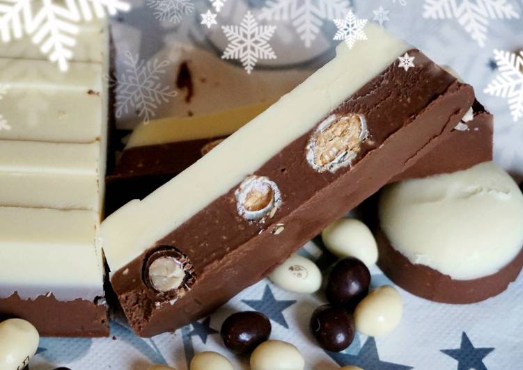 Turrón 2 chocolates con conguitos