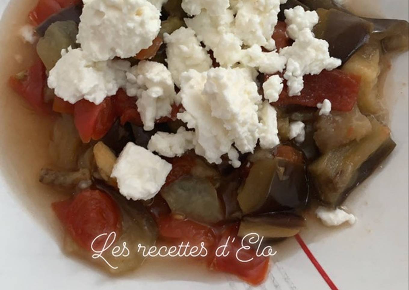 Aubergines à la grecque au Cookeo