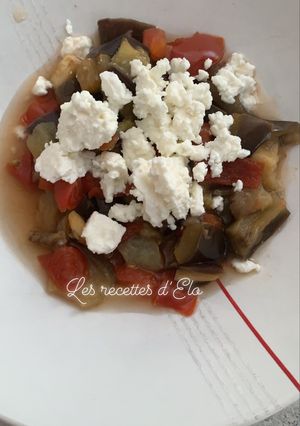 Une photo de Aubergines à la grecque au Cookeo