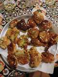 Buñuelos de ricotta y apio