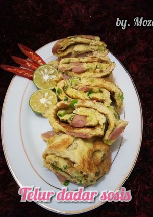 Foto resep 21.Telur Dadar sosis