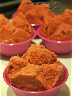年節糕點。紅麴發糕(發粿) 的食譜成品照片