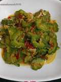 Tumis pare udang rebon