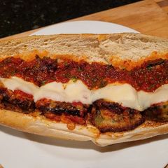 A picture of Eggplant Parm - Sub.