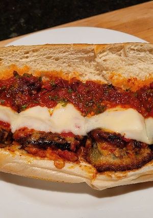 A picture of Eggplant Parm - Sub.