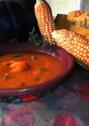 Una foto de Crema de calabaza🍴