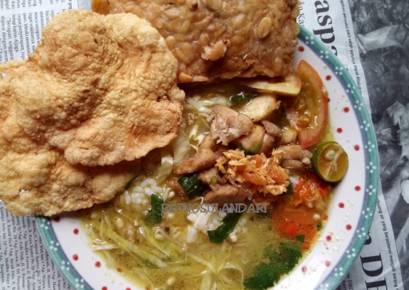 Soto ayam medan