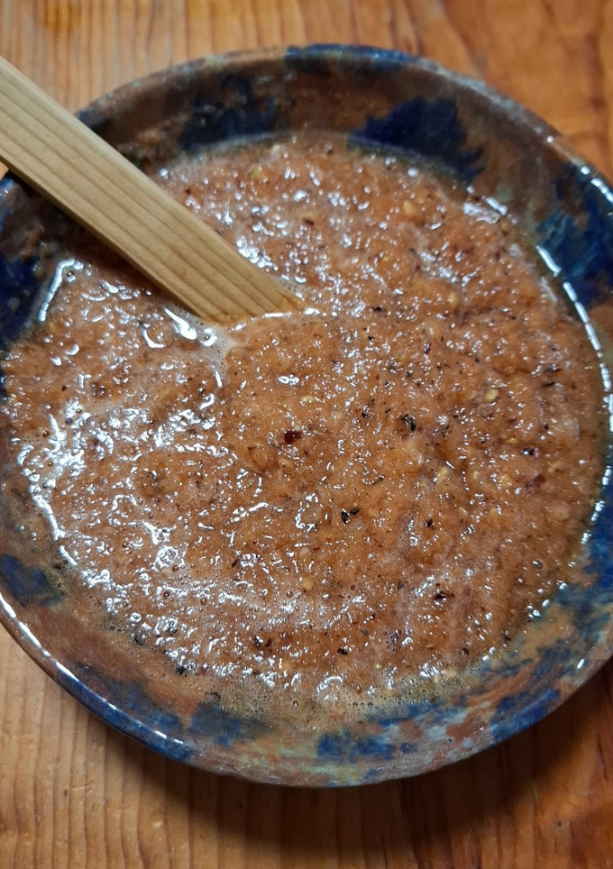 Una foto de Salsa de jitomate con chile de árbol