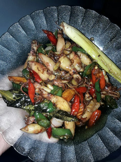 Foto resep Cumi Asin Cabe Hijau