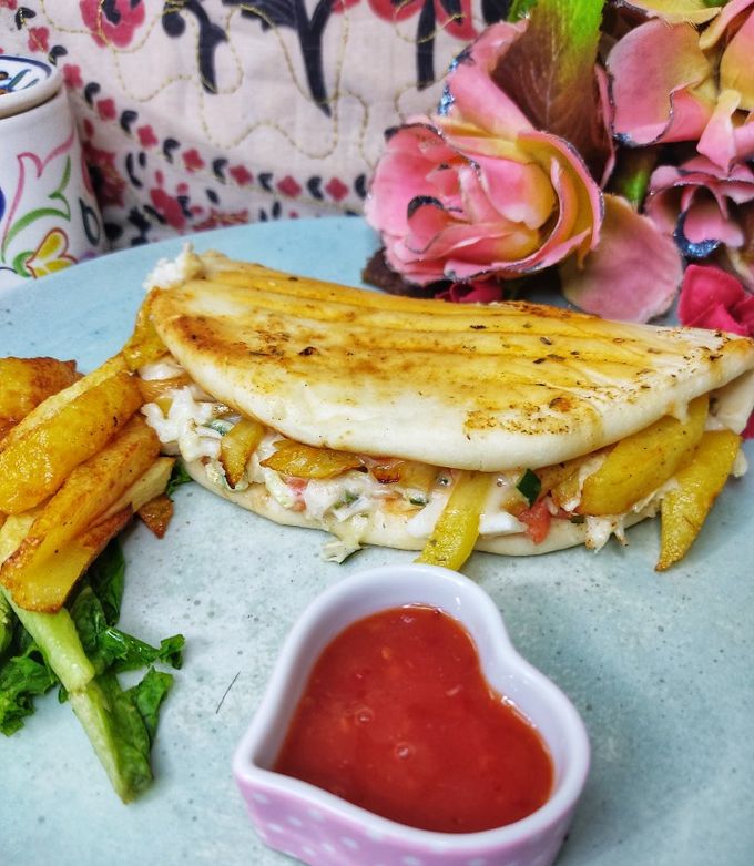 A picture of Cheesy Fries wraps.