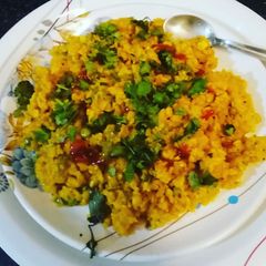 Gujarati masala khichdi A picture of Gujarati masala khichdi.