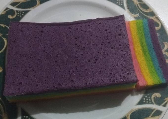 Rainbow Cake Kukus