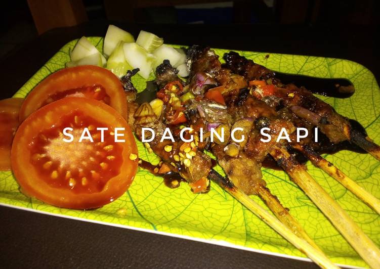 Cara Memasak Cepat RESEP RAHASIA Sate daging empuk Gurih Mantul