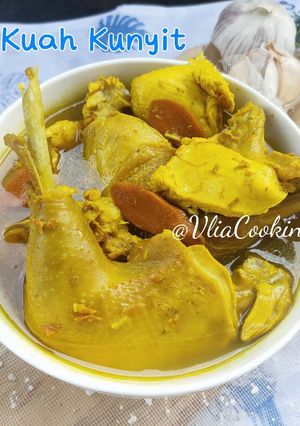 Foto resep SUP AYAM KUNYIT | Ayam Kuah Kunyit