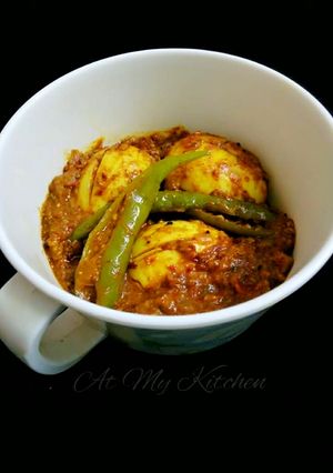 A picture of Achari Egg.