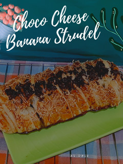 Foto resep Choco cheese banana strudel