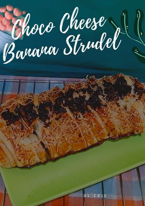 Foto resep Choco cheese banana strudel
