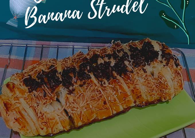 Resep Choco cheese banana strudel Anti Gagal