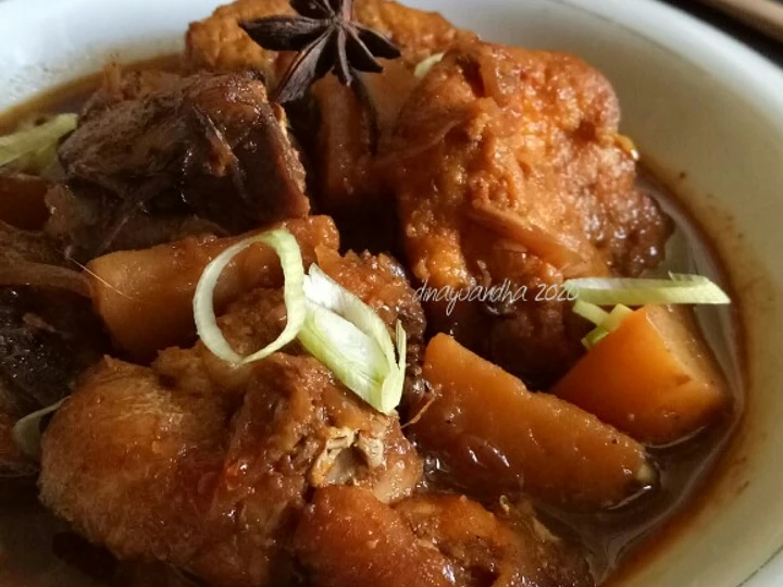 Cara Mudah Menyiapkan Resep Semur Ayam Tahu Kentang ala Padang yang Bisa Manjain Lidah Anti Ribet, Uenak Banget