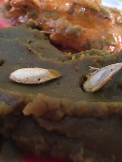Una foto de Puré de calabaza