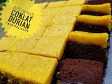 Brownis coklat durian