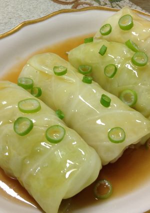 雞肉高麗菜捲 的食譜成品照片
