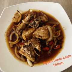 Ayam Saus Lada Hitam রেসিপির প্রধান ছবি