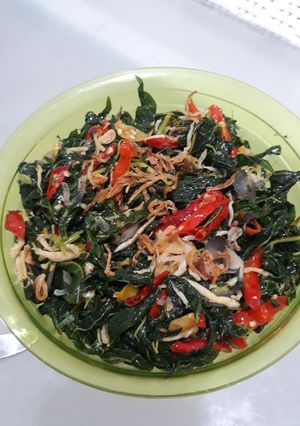 Foto resep Oseng Daun Pepaya Teri