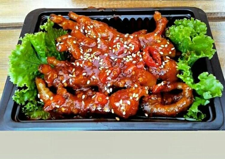 Ceker pedas (dapur laili)