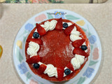 کیک موس توت فرنگی🍓 strawberry mousse cake