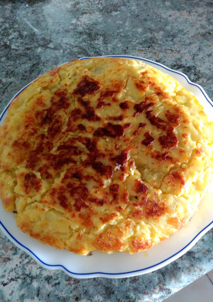 Una foto de Tortilla de patatas al microondas