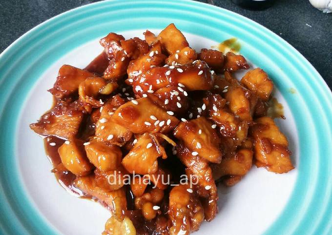 Ayam teriyaki ala2