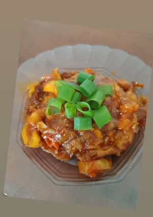 Foto resep Telur ceplok saus tiram