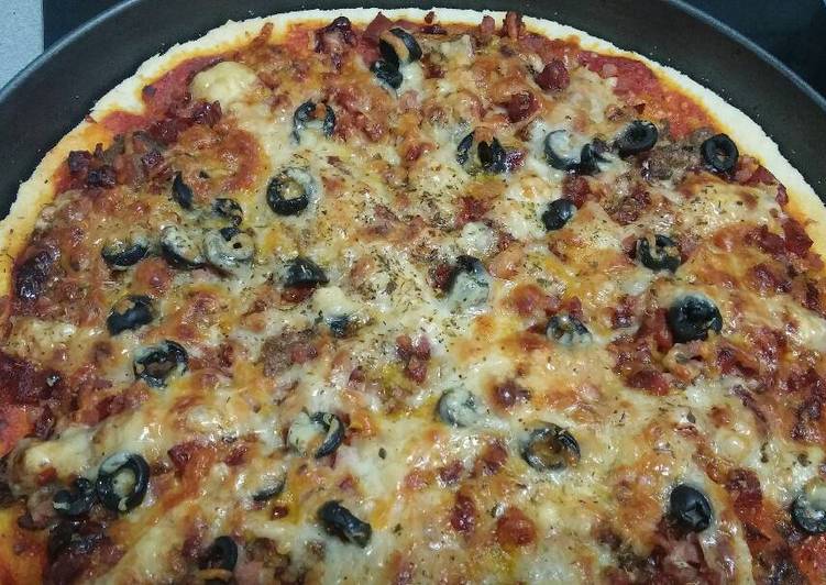 Masa pizza estilo Domino's