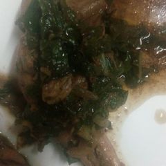 Chicken palak A picture of Chicken palak.