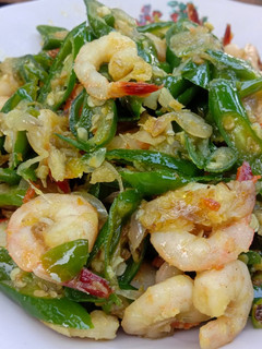 Foto resep Tumis Udang Cabai Hijau