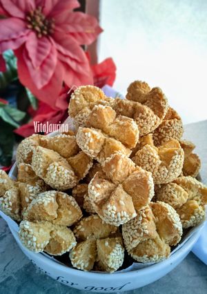 Foto resep Onde-onde Ketawa, cukup 1 telur