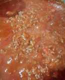 Salsa base de carne molida