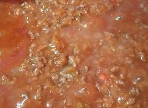 Una foto de Salsa base de carne molida