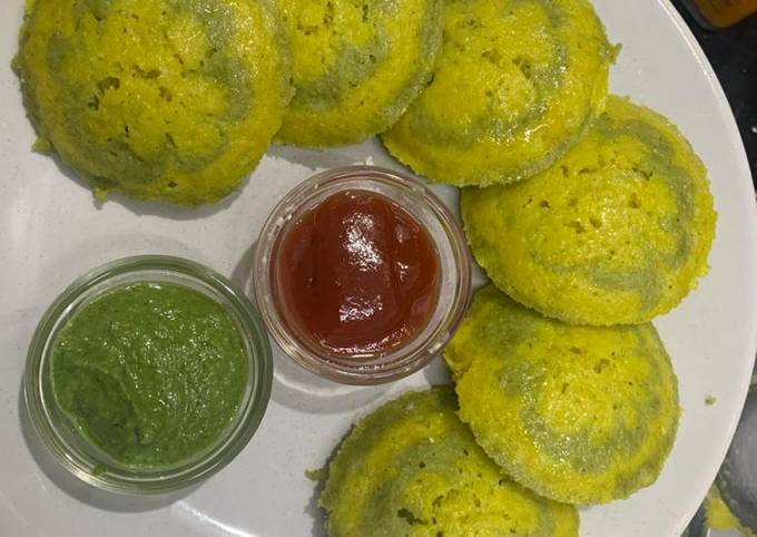 Jowar Marble Dhokla Recipe by Shruti Patwari - Cookpad