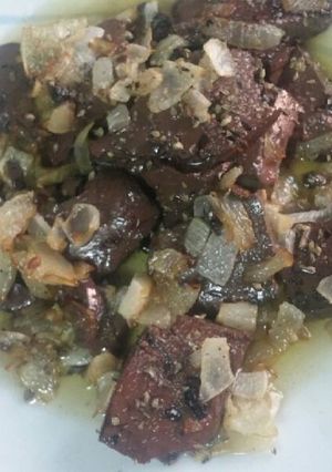 Foto principal de Sangre frita con cebolla