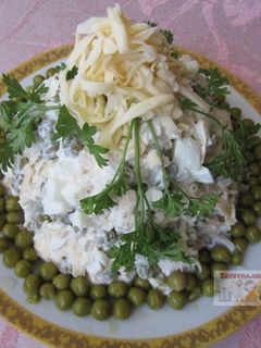 Фото Салат с куриной грудкой «Шарм».