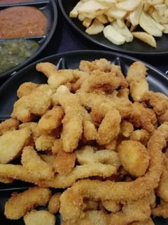 Una foto de Callos rebozados tres salsas