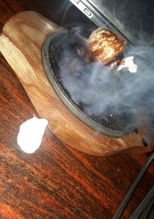 A picture of Sizzling brownies.