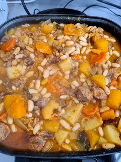 Una foto de Guiso de porotos alubia 🥶🔥