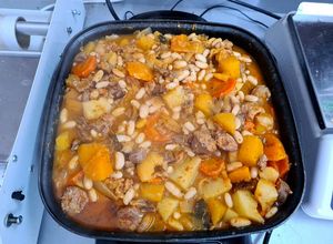 Una foto de Guiso de porotos alubia 🥶🔥
